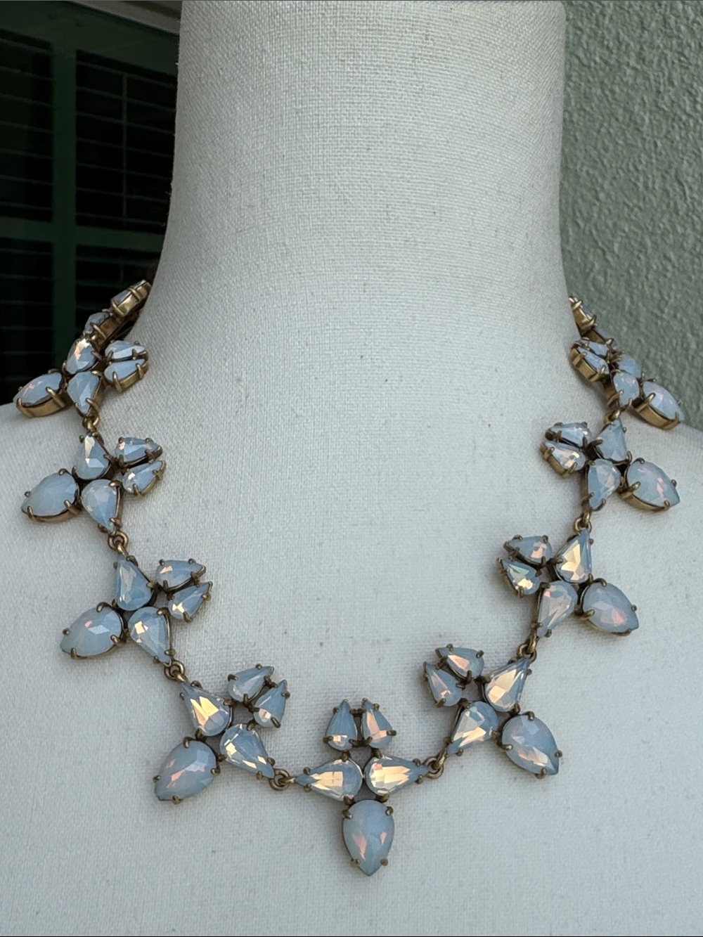 RARE J. Crew rhinestone statement necklace